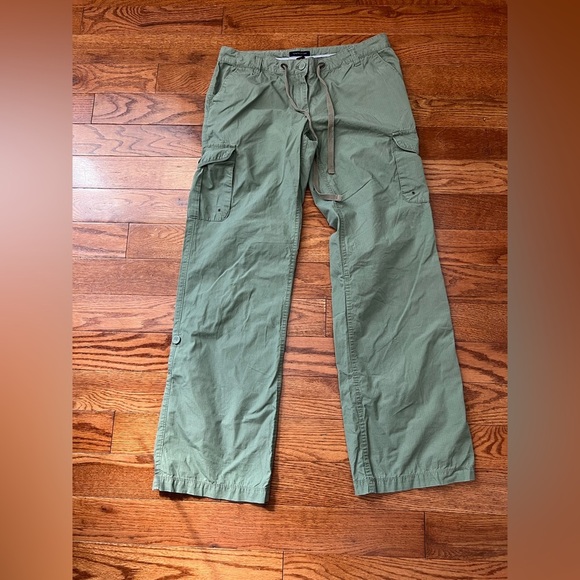 Tommy Hilfiger Pants - Tommy Hilfiger Olive Green Cargo Utility Straight Leg Pockets Women’s Sz 8